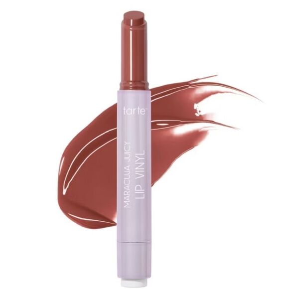 🌻 Tarte Rosy Brown Vinyl Lipgloss New FullSz - Picture 1 of 3